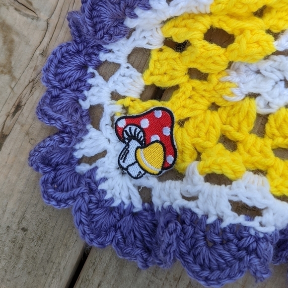 HANDMADE crochet square baby blanket 40”x40” - Picture 4 of 12